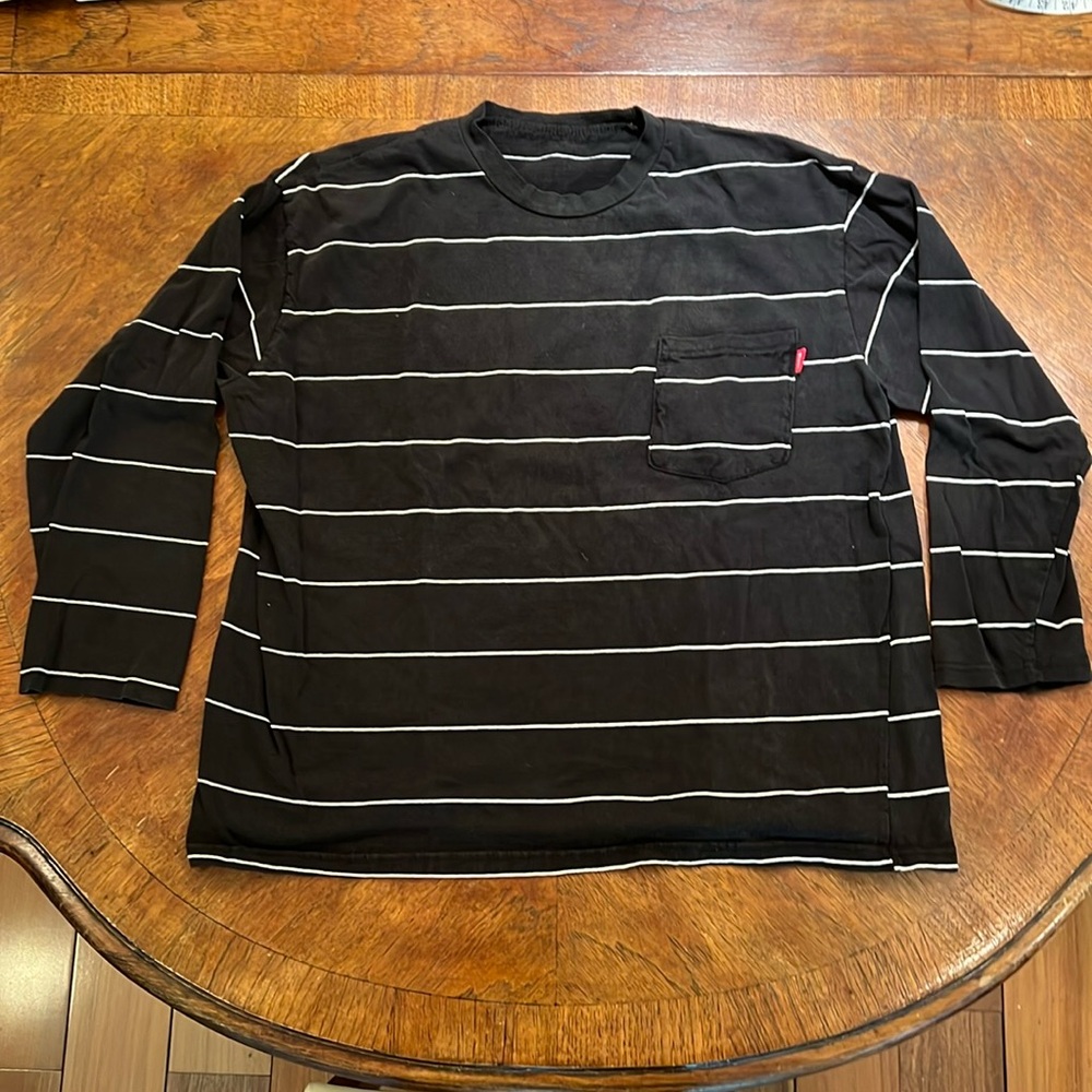 Blanc Striped Long Sleeve Tee